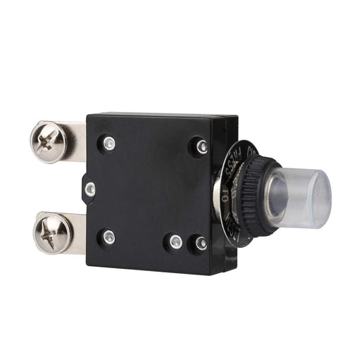 DIYhz Thermal Circuit Breaker, 60 Amp, Push Button Manual Reset, 50V DC, 125/250VAC, 1 Pcs