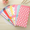 SCStyle 50 Pack Colored Envelopes, 3.35 x 6.89 Inches, 10 Unique Design Cute Coin Invitation Gift Card Postcard