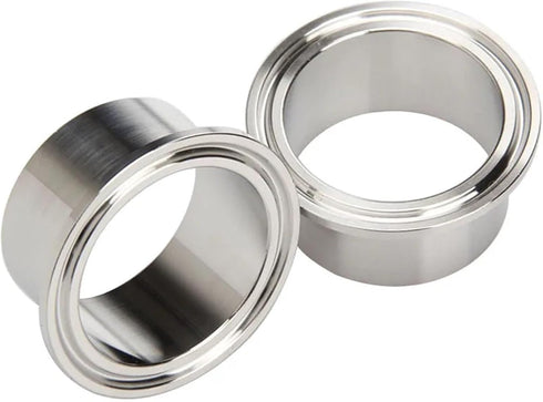 LPTBDTT 304 19 25 32 38 45 51 63 76 89 102 108mm Brewing(38mmx 50.5) Sanitary clamp Sanitary Stainless Steel Weld