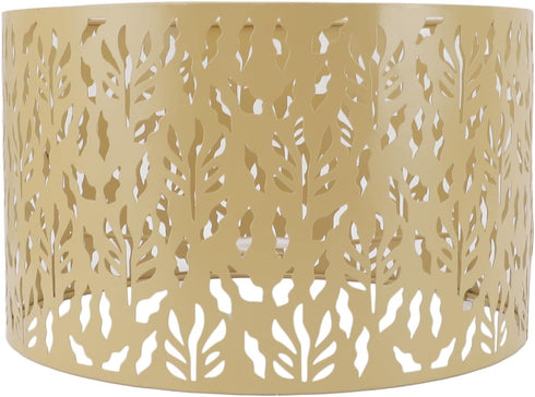 E27 E14 Zerodis Metal Hollow Lampshade, Iron Art Water Grass Leaf Design with Dual Use, for Table Lamp Floor Light Wall