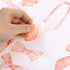 Aeaocvo 28 (6 Pcs Pink Bow Wall Stickers, Bow Room Decor for Girls, Peel and Stick Wall Stickers for Girls Room Nursery