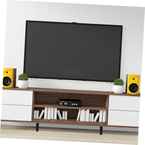 4pcs STOBOK Adjustable Height Metal Furniture Legs for Sofa Cabinet and Tv Stand Versatile Support Feet for Uneven