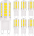 DiCUNO G9 LED Bulb 40W Daylight White 6000K 400LM G9 Bi-pin LED Bulbs for Chandelier Light, Pack of 6