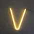 ENUOLI Warm White Letters Neon Night Light LED Alphabet Marquee Light Neon Letters Sign Decorative Words Light