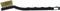 Winco Mini-Scratch Utility Brush, 7-Inch, Brass