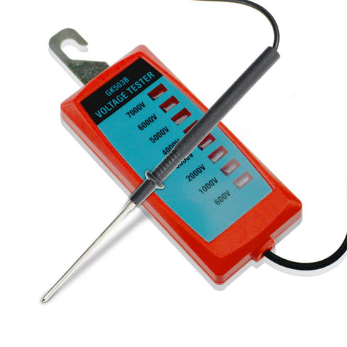 allsun Electric Fence Voltage Tester - Fault Finder Portable Testing Tool for Farming Equipment, Max 600V-7000V Neon