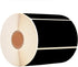 Well Tile 2" x 3" Black Rectangle Color Coding Labels, Permanent Adhesive Write-On Surface - 250 Labels per Roll
