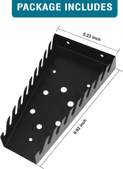 Pegboard Tool Organizer Shelves, Store Various Screwdrivers, Wrenches, Sockets, etc. (Wrench Storage Rack)