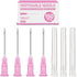 150 Pack 1 Inch 18 Ga Luer Lock Lab Accessories, Individually Packaged Industrial Dispensing Accessories
