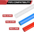 EFIELD Pex 1/2" Pex x 1/2" Female NPT Swivel Adapter, Pack of 2