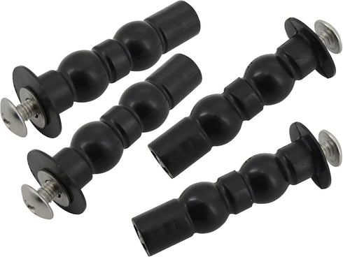 Toilet Seat Hinge Screw 2 Pack, Compatible with TOTO Toilet, Rubber Bolt Top Nuts Set for Replacement Kit