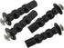 Toilet Seat Hinge Screw 2 Pack, Compatible with TOTO Toilet, Rubber Bolt Top Nuts Set for Replacement Kit