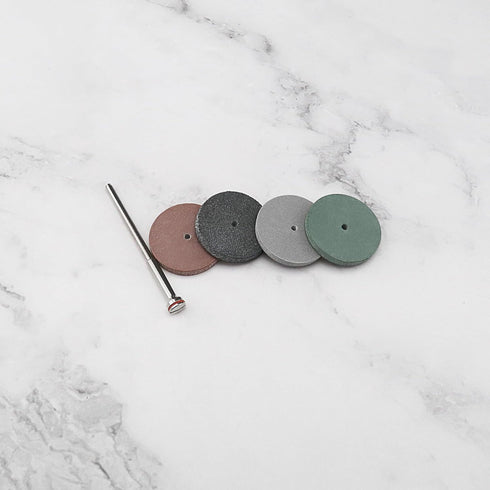 The Lord of the Tools 52-Piece Polishing Wheel Assortment with 2.35mm Mandrel Shank for Jewelry Making, Woodworking