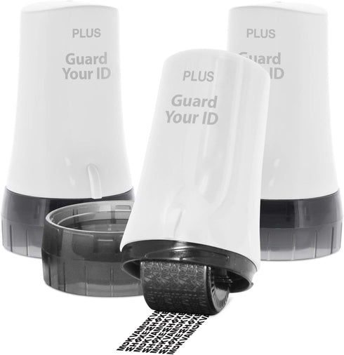 Guard Your ID Advanced 2.0 Roller Identity Privacy Stamp, Identity Theft Prevention, Regular 3-Pack