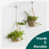 105 Pcs Screw Hooks in 6 Sizes - Bronze Cup Hooks for Hanging, Metal Screw Hooks (1/2" to 1-1/4")