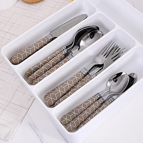 cunueae Kitchen Tool Drawer Organizer Tray, Spoon And Fork Storage Tray, Cutlery Divider Storage Bag, Cutlery Box