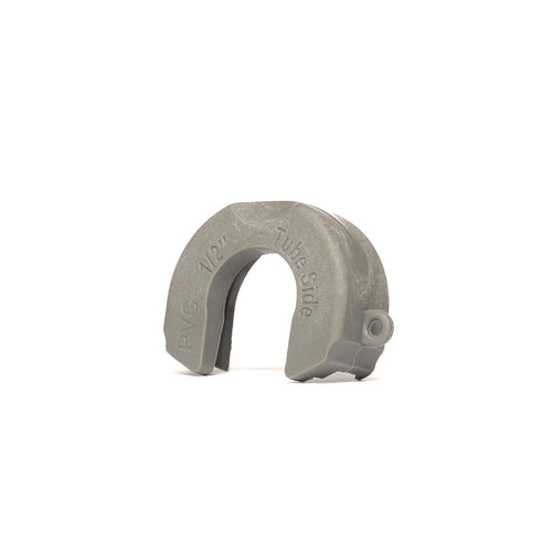 QuickFitting 1/2 inch Junction Box Connector, Push Install PVC Electrical Conduit Fitting, 10-Pack