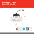RB4SC M6 4-Inch, Juno RGBW MW RetroBasics Retrofit Smart Downlight, Switchable, RGBW, Matte White
