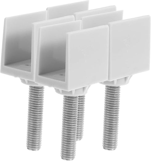 Zerodeko 4pcs Heavy Duty Side Table Mounting Clamps Rail Accessories for Under