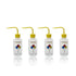 ULAB 4pcs Safety Wash Bottles, Isopropanol Wide-Mouth, LDPE Material, 500ml, UWB1023
