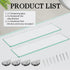 15 4.75 Inches, 2 Pack Bathroom Shelves, Glass Floating Shelves for Bathroom, Kitchen, Living Room, Bedroom,Tempered