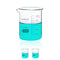 Low Form Graduated Glass Beaker Set, 2pcs of 1000ml Volume, 3.3 Borosilicate Glass Beakers, IN-BKL1000