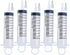 5 Pack 100ml Syringes with Tip Adapters, Large Garden Syringe for Labs