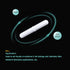 MECCANIXITY Magnetic Stirrer Mixer Stir Bar Rod 55mm x 9mm with Ring Shape Coating Magnet for Laboratory Use