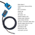 Square Inductive Proximity Sensor SN04-P Normally Open Detection Approach Switch PNP NO with TL PL SN Bracket (Blue, 4 Pack)