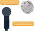 Heavy Duty Magnetic Hook, Magnetic Tool Holder, Garage Hooks for Cable, Rope, Wire Storage in Garage & Workshop
