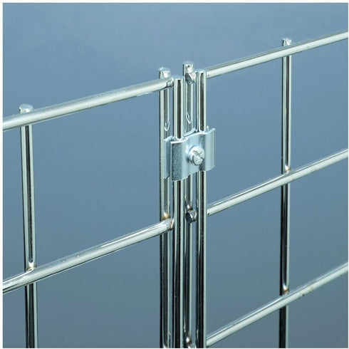 White Gridwall Joining Clips - Grid Panel Joiner Connectors - 8 Pack by STORE FIXTURES DIRECT