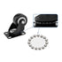 4 PCS 1.5 Inch Heavy Duty Caster Wheels, Polyurethane PU Rubber Swivel Casters, 400lb Capacity, Black