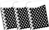 Barker Creek Designer File Folder and Library Pockets, Black & White Dot, 12 File Folders and 30 Pockets