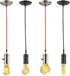 01321 60W S60 Bulb, E26 220 2200 3000 Globe Electric Vintage Edison Squirrel Cage Light Warm Incandescent, Tungsten