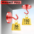 VNDUEEY Heavy Duty Magnetic Hooks, 110 Lbs Strong Neodymium Metal Hooks for Fridge, Hanging, Toolbox, Coat and Storage
