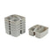 ECR4Kids 3-Compartment Storage Caddy, Grey Supply Organizer, 6-Pack for Classroom and Office Organization