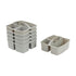 ECR4Kids 3-Compartment Storage Caddy, Grey Supply Organizer, 6-Pack for Classroom and Office Organization