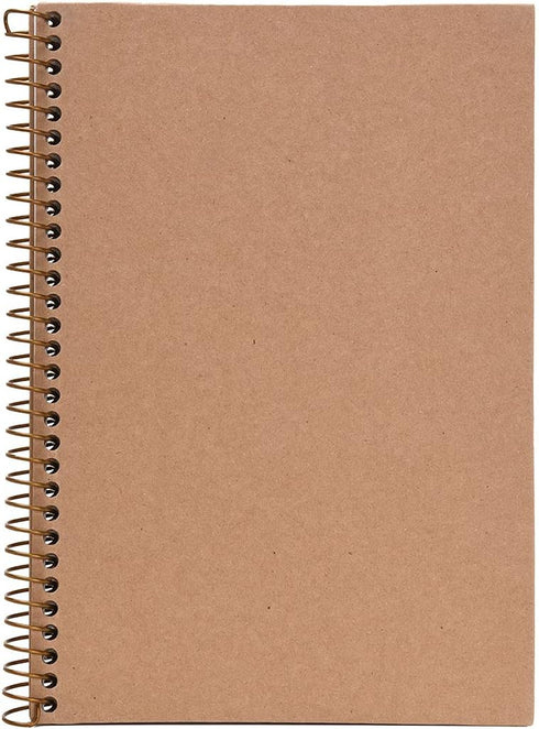 Mintra 100% Recycled Notebooks, Junior Size (6.5in x 9.5in), Solid Set, 3 Pack
