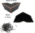 4pcs 2.8" 2.8" 1.2" Antrader Metal Box Corner Protector Edge Safety Bumpers Furniture Corner Guard Bronze Tone x x