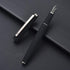 Hongdian 517D Matte Black Fountain Pen, Fine Point, Warrior Series with Converter and Metal Case