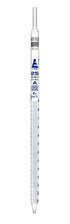 EISCO Serological Pipette, 25ml - Class A, Blue Graduations, Calibrated for Delivery to Jet