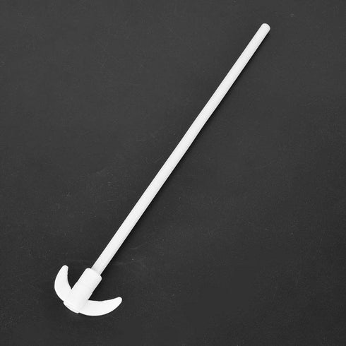PTFE Stir Bar Coated, PTFE Propeller Steel Stirring Rod for Laboratory Use, High Temperature Resistant, 250mm Length