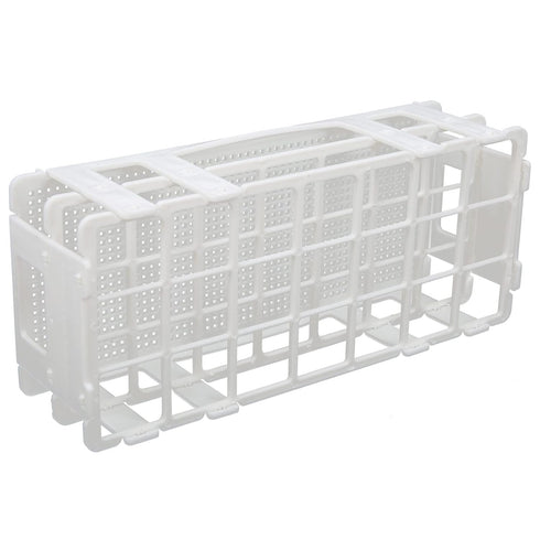Test Tube Rack, 21-Hole 30mm Lab Test Tube Holder, Assembled Plastic Detachable Sample Bottle Rack