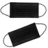 100PCS 3 NNPCBT Ply Black Disposable Face Mask Filter Protection Face Masks