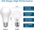 YukiHalu A15 Appliance Light Bulb, 60W Equivalent, 600 Lumens, 7W, 120V, 5000K Daylight, E26 Base