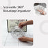 HPZIHYNAP 360 Acrylic Pen Holder, Rotating Pencil Holders & Pen Holders - Multi-Functional Makeup Brush Holder