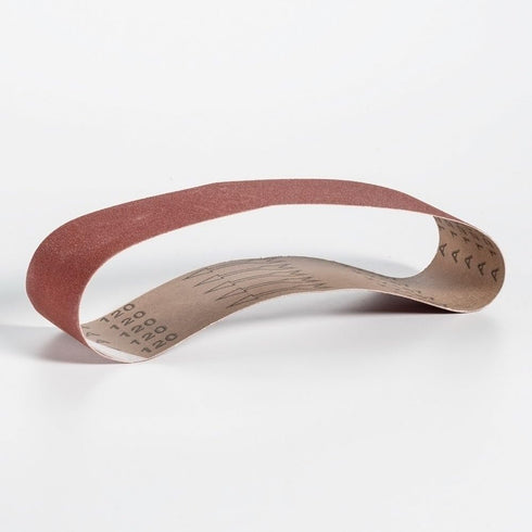 Mercer Industries 110120 Aluminum Oxide Sanding Belts, 4" x 24", 120 Grit (10 Pack)