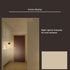 NGEWFGH Dimmable Wooden Portable Bedside Magnetic Wall Lamp Square Night Light Wall Mounted Night Light (Walnut)