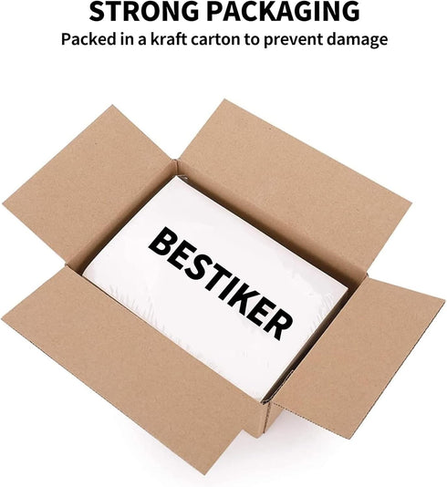 Full Sheet Labels 8.5” x 11” Shipping Address Labels, Printable White Sticker Paper for Laser & Inkjet Printers