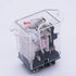 mxuteuk 2pcs DPDT Electromagnetic Power Relay JQX-13F-DZ-AC110V, 8 Pin, 10A, LED Indicator, AC 110V/120V